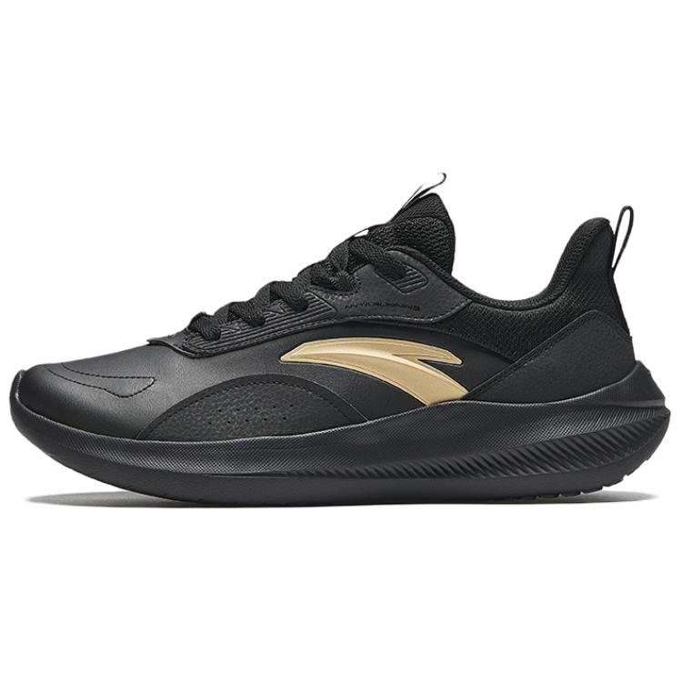 Anta Cushioning Waterproof Low top Casual Running Shoes Men's Black