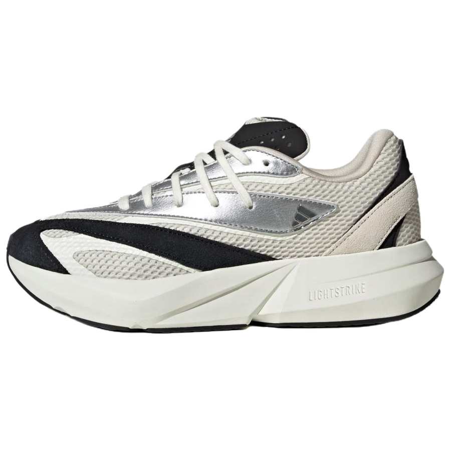 Adidas Adidas LIGHTBLAZE Textile, Leather LightStrike Casual Running Shoes Women's Beige Silver