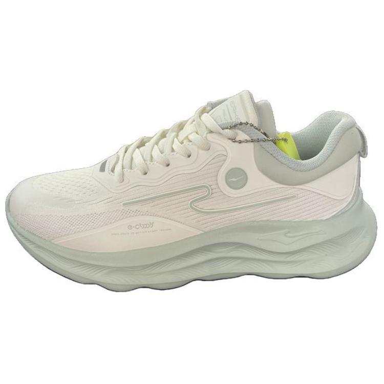 Erke Abrasion Resistant Breathable Abrasion Resistant Breathable Low top Casual Running Shoes Women's White Green