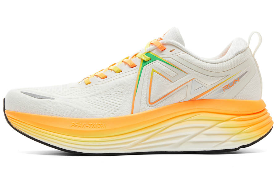 PEAK PEAK Running Shoes Men's Low Top Ivory/Orange