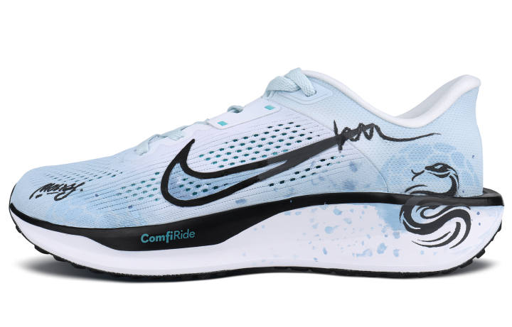 Nike Nike Quest 6 Cushioning Low top Casual Training City Commuting Running Shoes Men's Light Blue