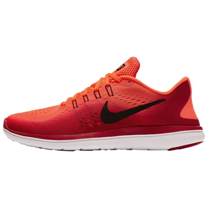 Nike Nike Flex 2017 RN Slip Resistant Abrasion Resistant Low top Casual Running Shoes Unisex Orange