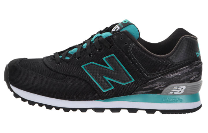 New Balance New Balance NB 574 Running Shoes Men's Low Top Black/Green/White