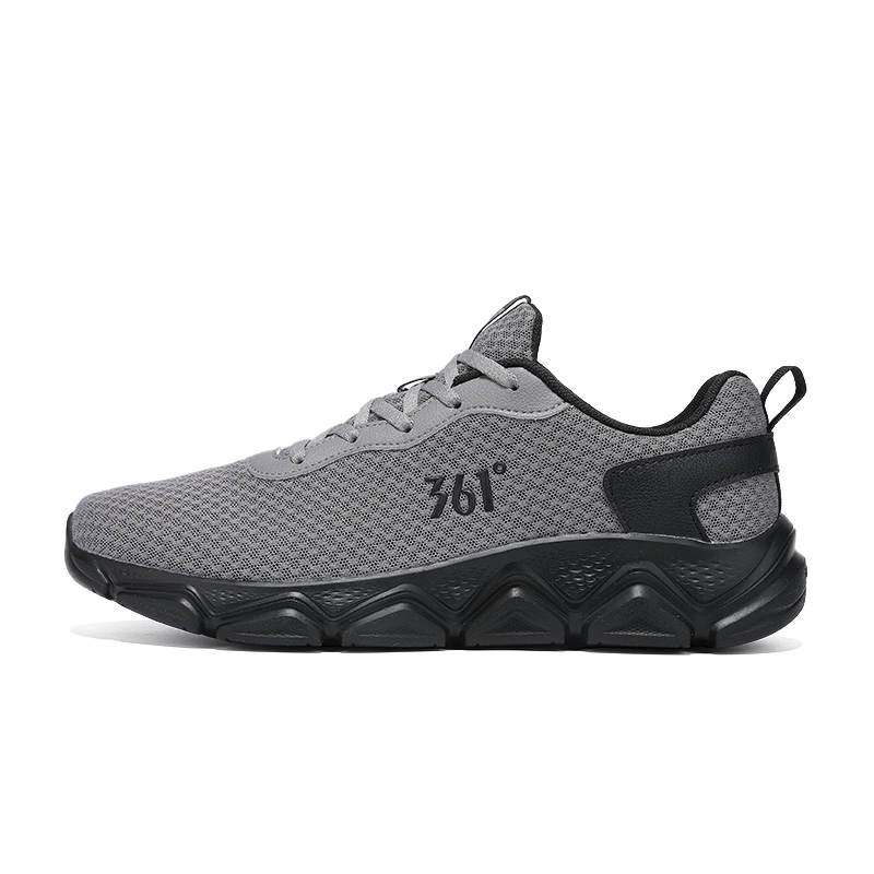 361° Low top Casual Running Shoes Men's Graphite Gray Obsidian Black