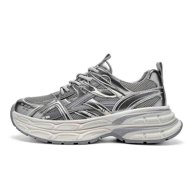 JEEP SPIRIT Cushioning Abrasion Resistant Breathable Lightweight Height Increasing Low top Chunky Sneakers Men's