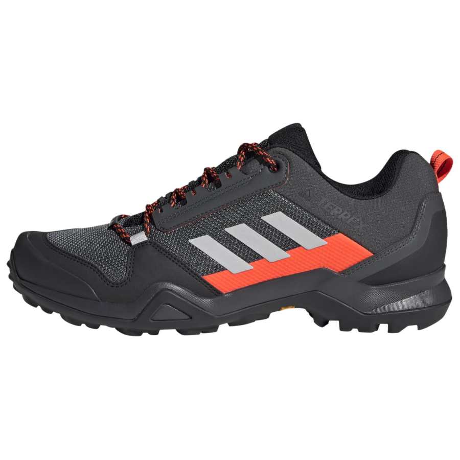 Adidas Adidas Terrex AX3 GTX Abrasion Resistant Low top Outdoor Shoes Men's Black Orange