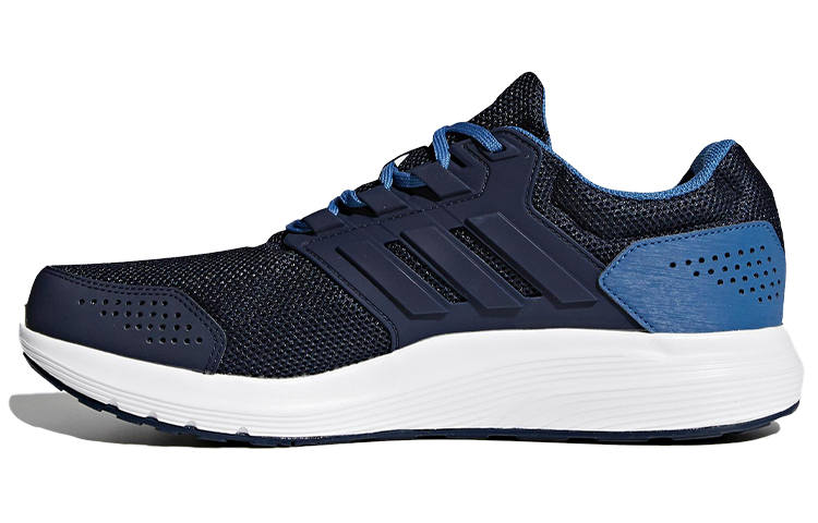 Adidas Adidas Galaxy 4 M Slip Resistant Slip Resistant Low top Running Shoes Men's Black Blue