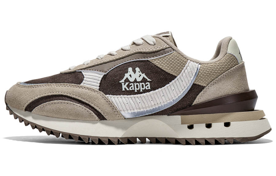 Kappa Slip Resistant Abrasion Resistant Low top Running Shoes Unisex Khaki