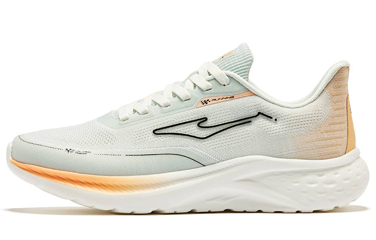 Erke Cushioning, Wear Resistant Low top Running Shoes Women's Snowflake Jelly Orange