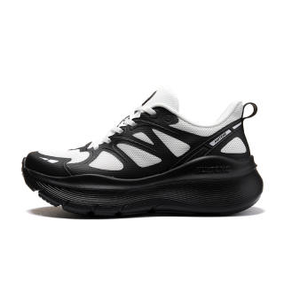 HUITENG Running Shoes Unisex Low Top Black White/Vibrant Orange/Dopamine Pink/Dream Blue/Phantasm Purple/Interstellar Black