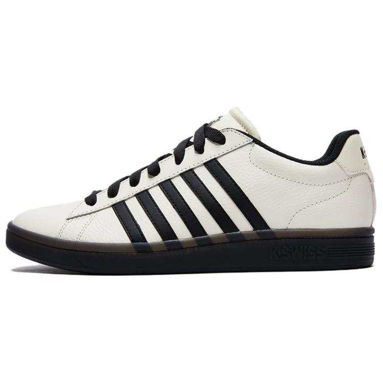 K·SWISS Synthetic Leather Low top Running Shoes Men's White Black