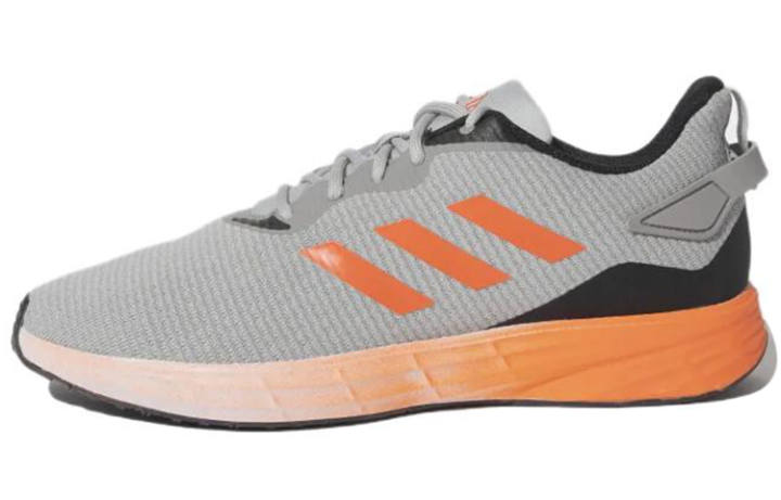 Adidas Adidas ULT Ultra Strike Abrasion Resistant Breathable Low top Running Shoes Men's Gray Orange