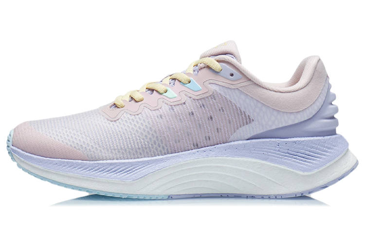 Li-Ning Li Ning YueYing Cushioning Low top Running Shoes Women's Pink Purple