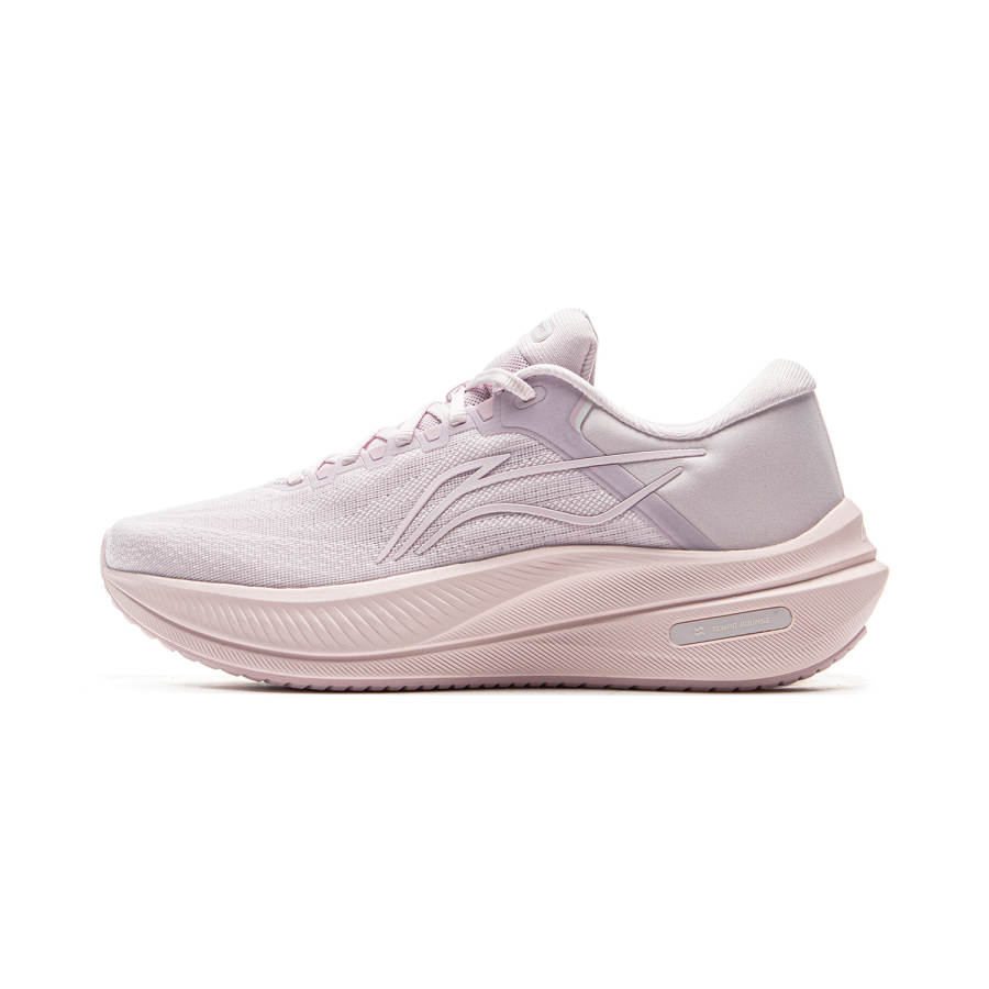 Li-Ning Li Ning Yueying 5 Low top Sprint Running Shoes Women's Plain Purple Pink