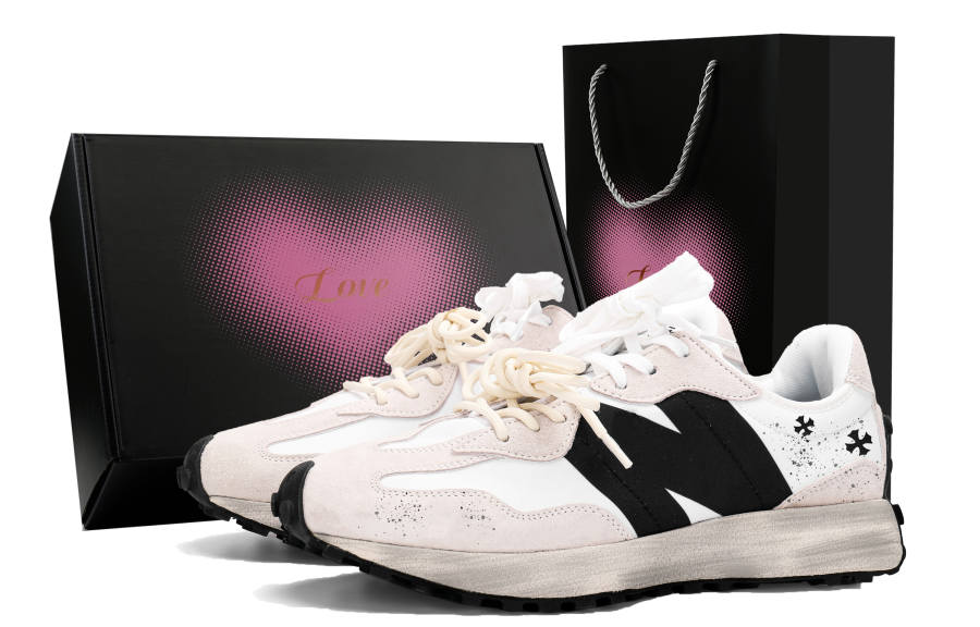 New Balance New Balance NB 327 Abrasion Resistant Low top Running Shoes Men's Pink Black