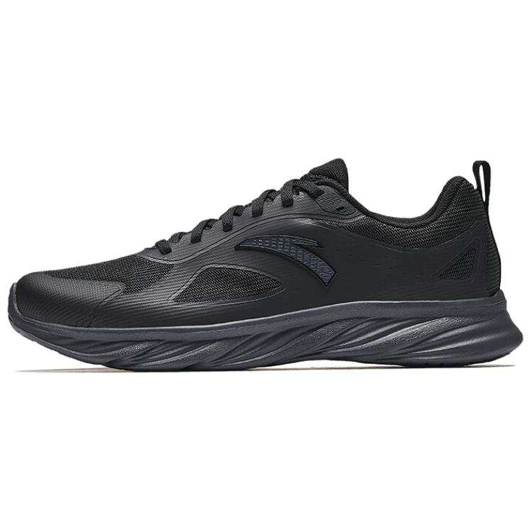 ANTA SUPERSTORE CHAOJIANTA Slip Resistant Breathable Cushioning Low top Casual Running Shoes Men's Black