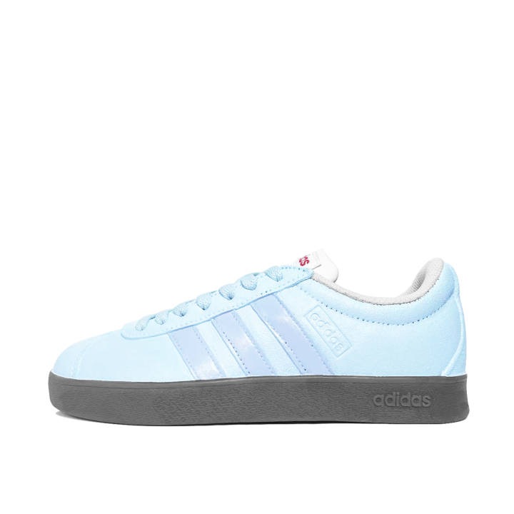 Adidas Adidas VL COURT 2.0 Light Blue Deep Scratch Coverage Quick Dry Lightweight Low top Skateboard Shoes Unisex Blue