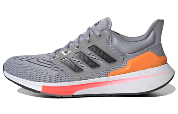 Adidas Adidas EQ21 Run Running Shoes Men's Low Top Gray/Orange
