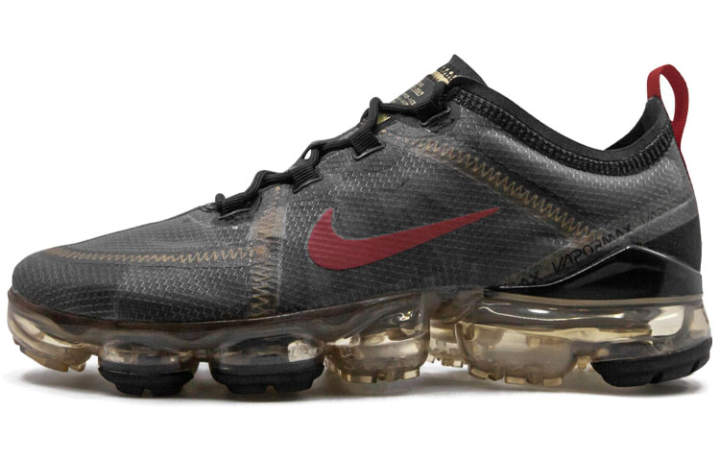 Nike Nike Air VaporMax 2019 Black Gold Red Women's