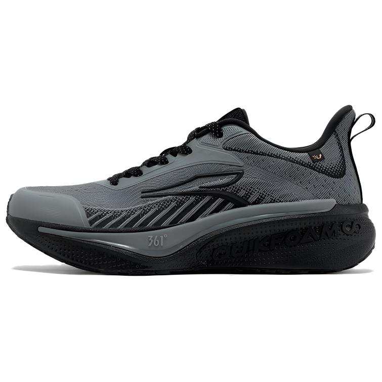 361° Rain Screen Running Shoes Men's Low Top Graphite Gray/Obsidian Black