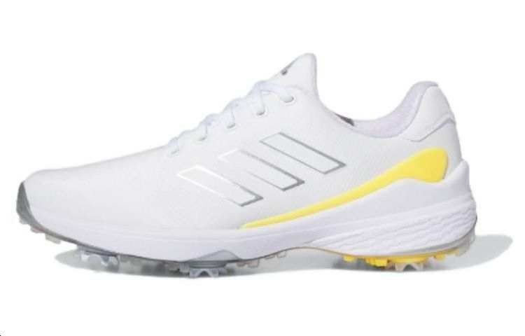 Adidas Adidas ZG23 LightStrike Cushioning Abrasion Resistant Cushioning, Wear Resistant Low top Golf Shoes Men's White Yellow