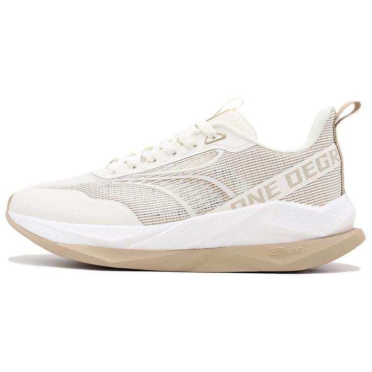 361° Wander Cushioning Slip Resistant Abrasion Resistant Low top Casual Racing Running Shoes Men's Ecru