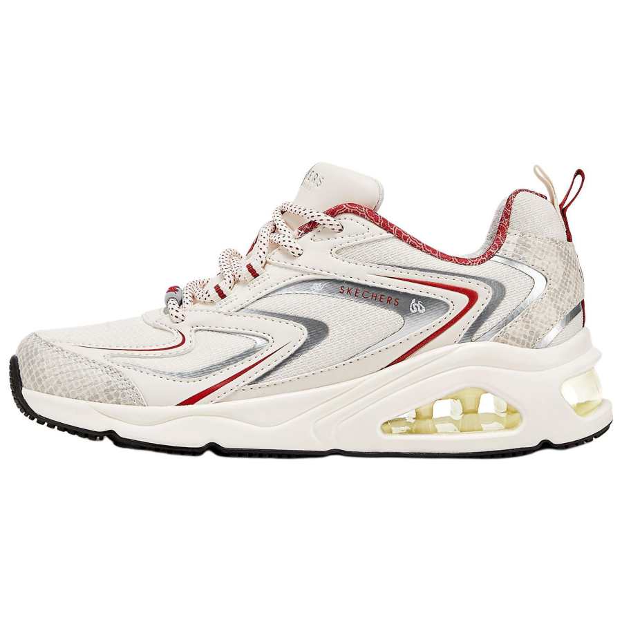 Skechers Tres Air Uno Wear resistant And Lightweight Low top Running Shoes Women's White