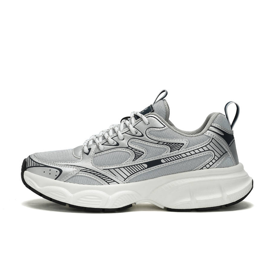 JEEP SPIRIT Low top Chunky Sneakers Men's Moon Dust Gray