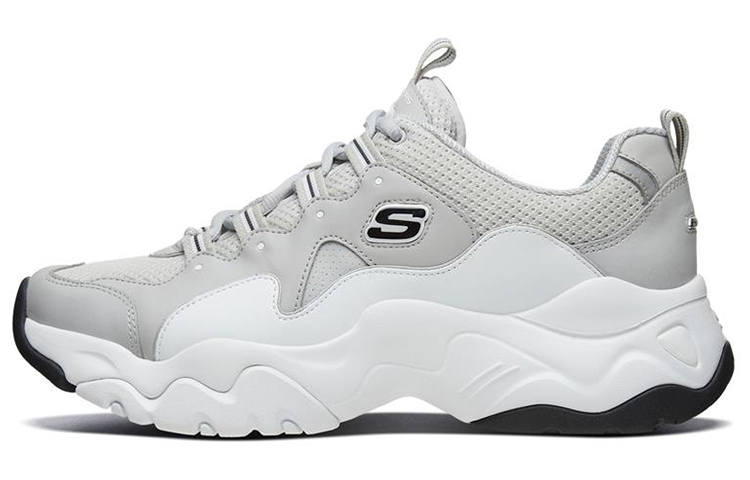 Skechers D'LITES 3.0 Comfortable Low top Chunky Sneakers Men's Gray