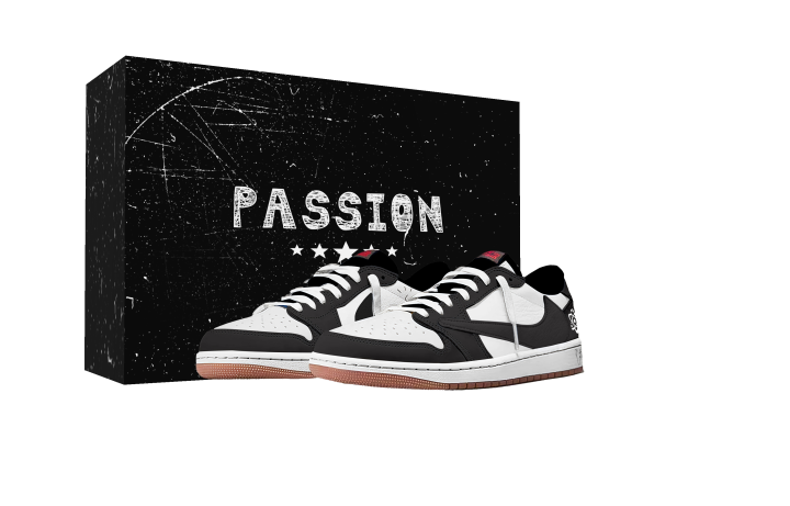 Jordan Travis Scott x Jordan Air Jordan 1 Atomic Trajectory Fashion Trend Abrasion Resistant Abrasion Resistant Low top