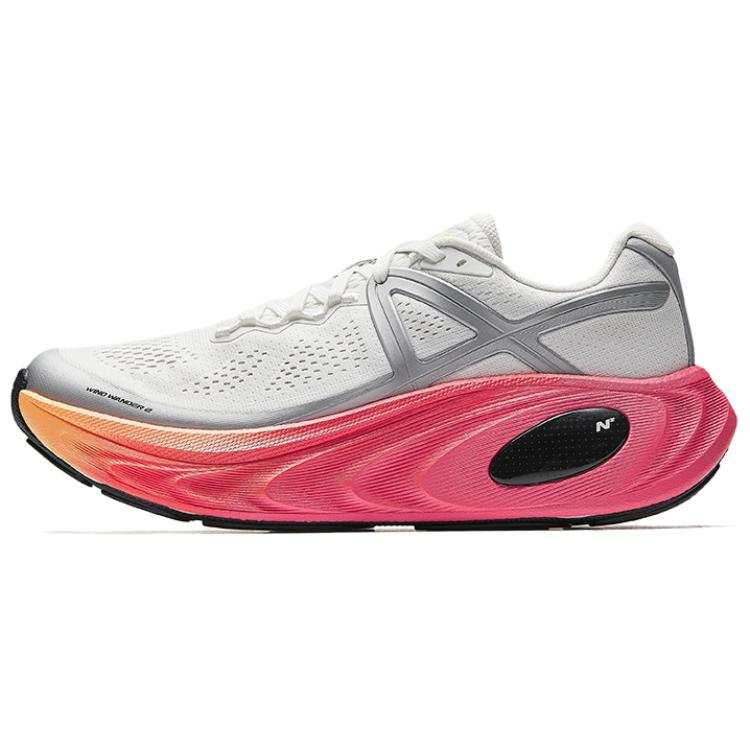 Anta Low top Casual Running Shoes Men's White Silver Red