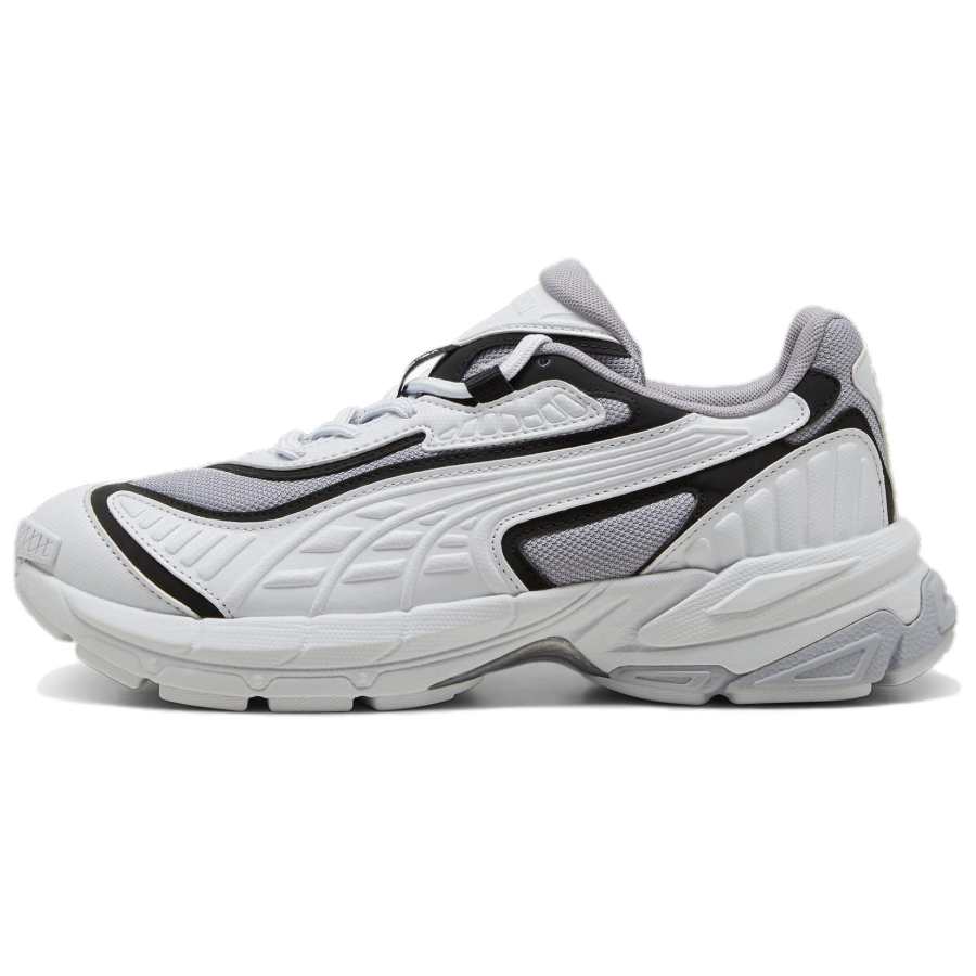 PUMA Velophasis Slip Resistant Abrasion Resistant Low top Running Shoes Unisex White Black