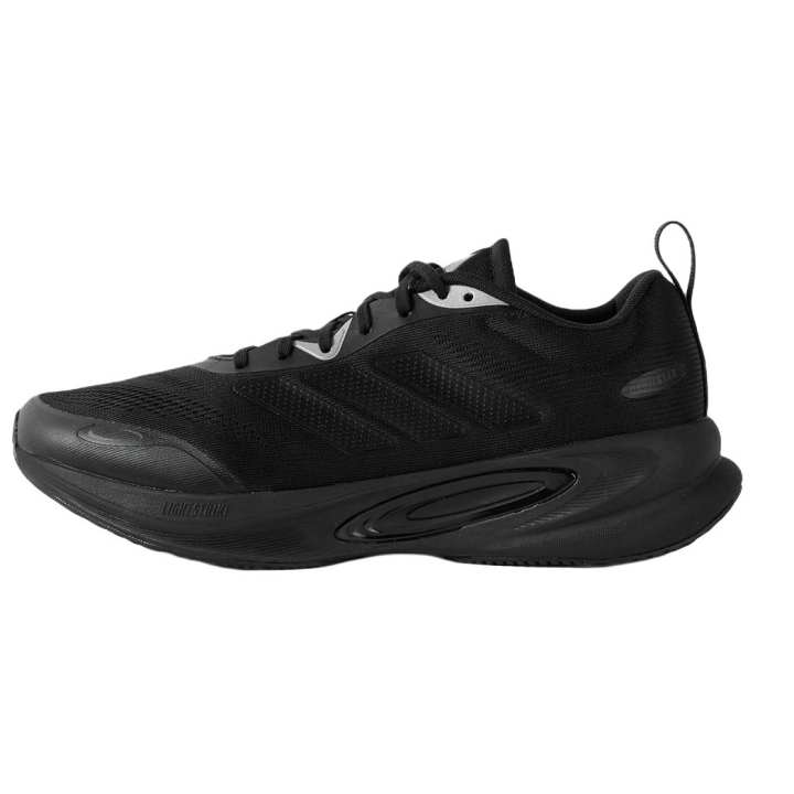 Adidas Adidas Cushioning Breathable Lightweight Running Shoes Unisex Black