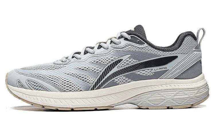 Li-Ning Li Ning Fuyao Textile, Synthetic Leather Slip Resistant, Abrasion Resistant, Breathable Low top Running Shoes Men's