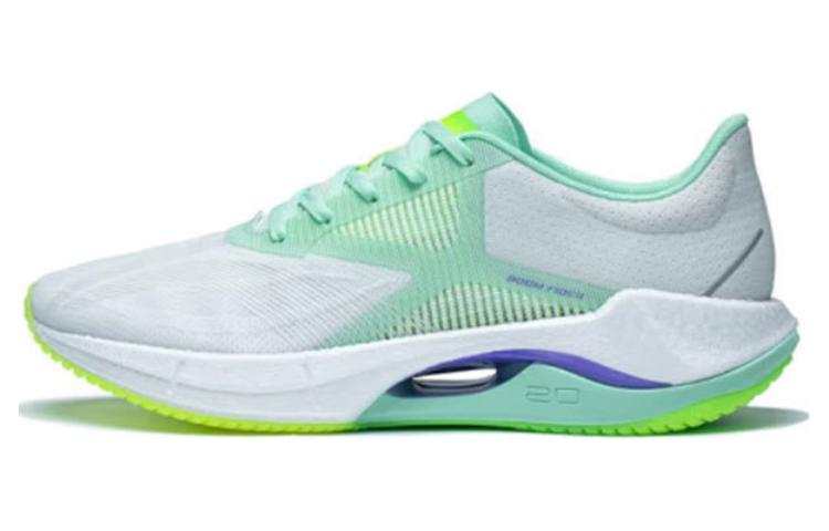 Li-Ning Li Ning Super Light 20 Slip Resistant Abrasion Resistant Low top Running Shoes Men's White Green