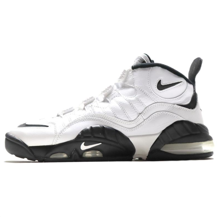 Nike Nike Air Max Sensation Abrasion Resistant Mid top Casual Running Shoes Men's Black White