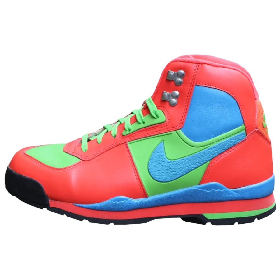 Nike Stussy x Nike Air Baltoro Abrasion Resistant Slip Resistant Short Outdoor Boots Unisex Red Green