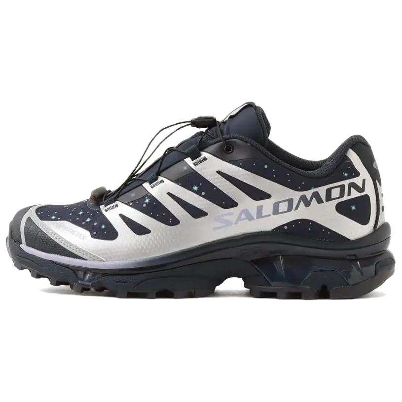 SALOMON x Atmos XT 4 Running Shoes Unisex Silver Blue