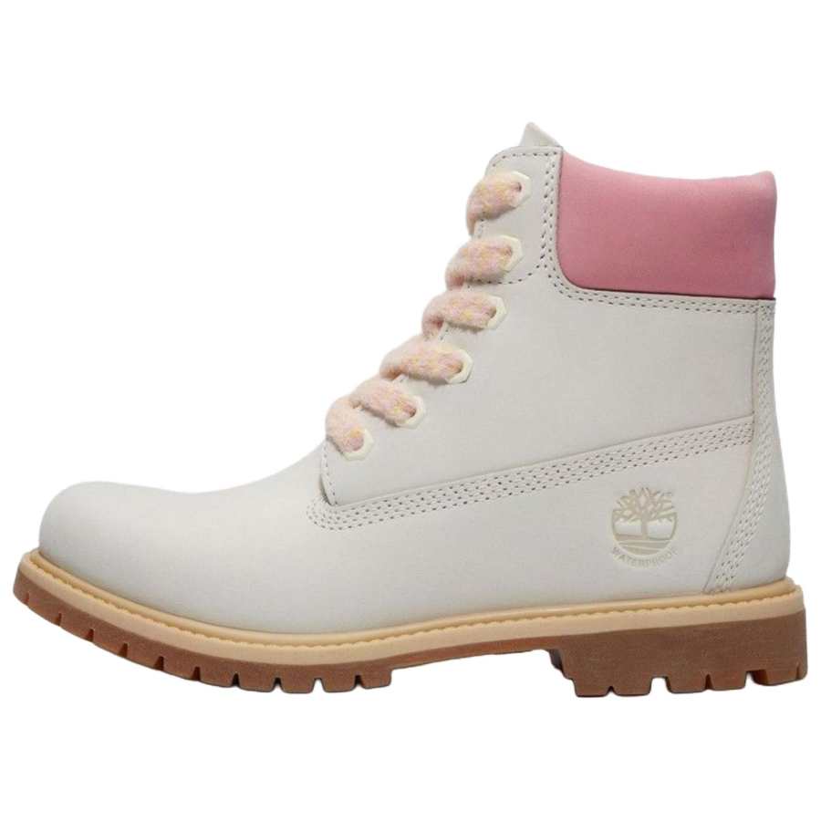 Timberland PREMIUM Thermal Waterproof Thermal Waterproof Outdoor Boots Women's Gray Pink