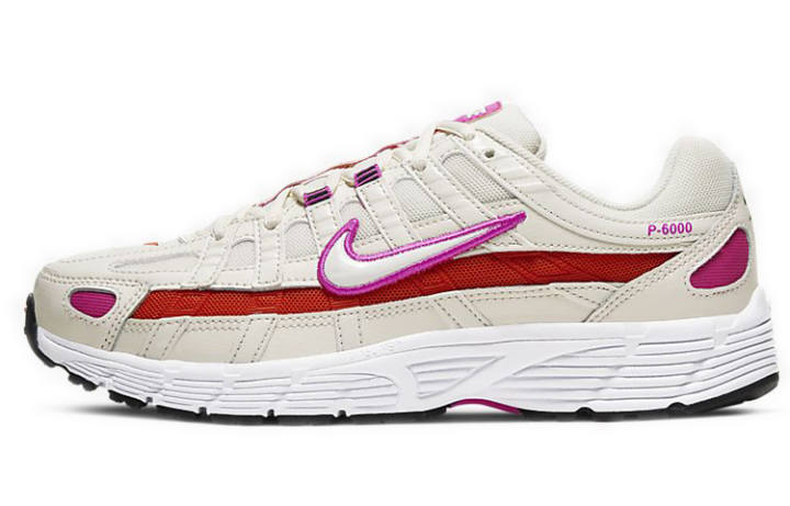Nike Nike P 6000 Essential Pale Ivory Team Orange Women's