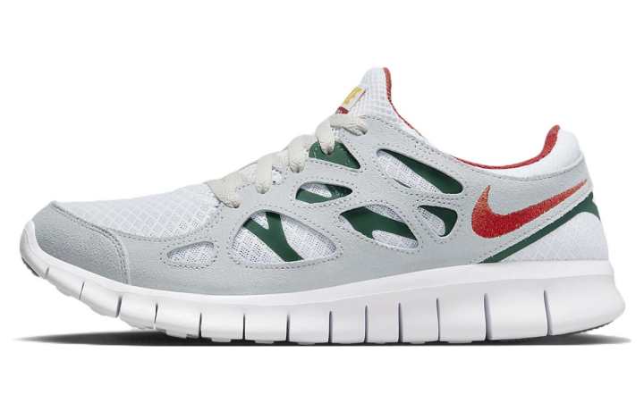 Nike Nike Free Run 2 Grey Cinnabar Gorge Green