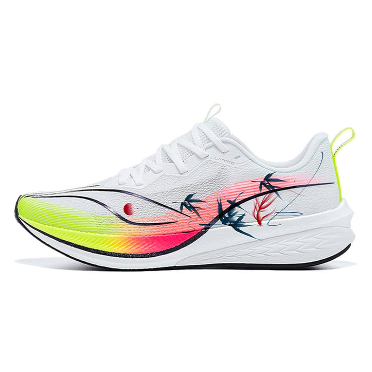 Li-Ning Li Ning Red Hare 6 Pro Cushioning Slip Resistant Abrasion Resistant Low top Casual Running Shoes Men's White