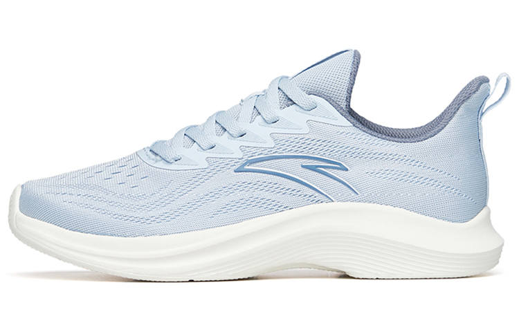 Anta Running Collection Comfortable Abrasion Resistant Low top Running Shoes Women's Oxygen Blue