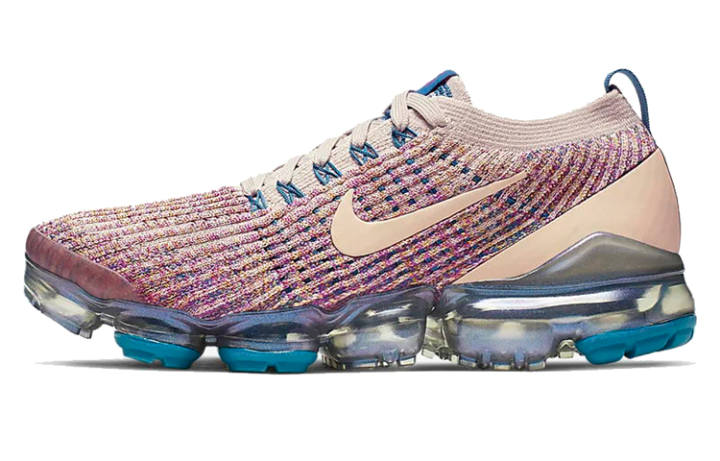 Nike Nike Air VaporMax Flyknit 3 Desert Sand Vivid Purple Women's
