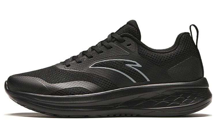 Anta Fabric Low top Casual Running Shoes Men's Black
