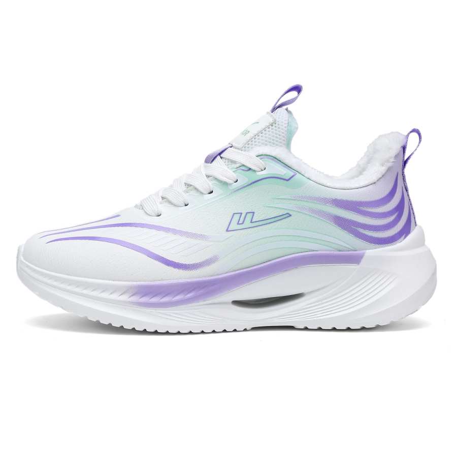Warrior Fleece Lined Thermal, Versatile Athletic Shoes, Dopamine Dressing Fashion Sneakers Low top