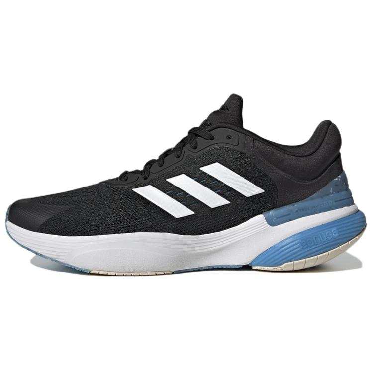 Adidas Adidas Response Super 3.0 Slip Resistant, Abrasion Resistant, Breathable Low top Running Shoes Men's Black White