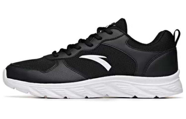 Anta Slip Resistant Low top Running Shoes Men's Black White