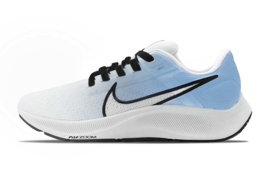 Nike Nike Pegasus 38 Slip Resistant Abrasion Resistant Low top Running Shoes Men's Light Blue