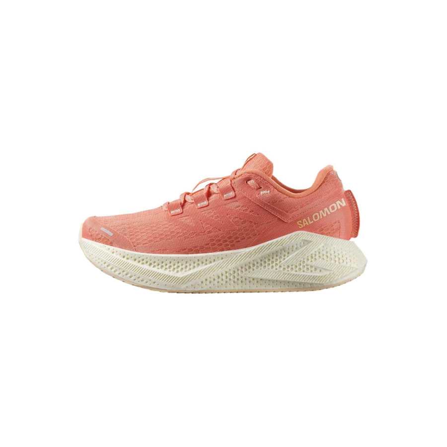 SALOMON Aeroglide 3 Low top Running Shoes Women's Peach Pink